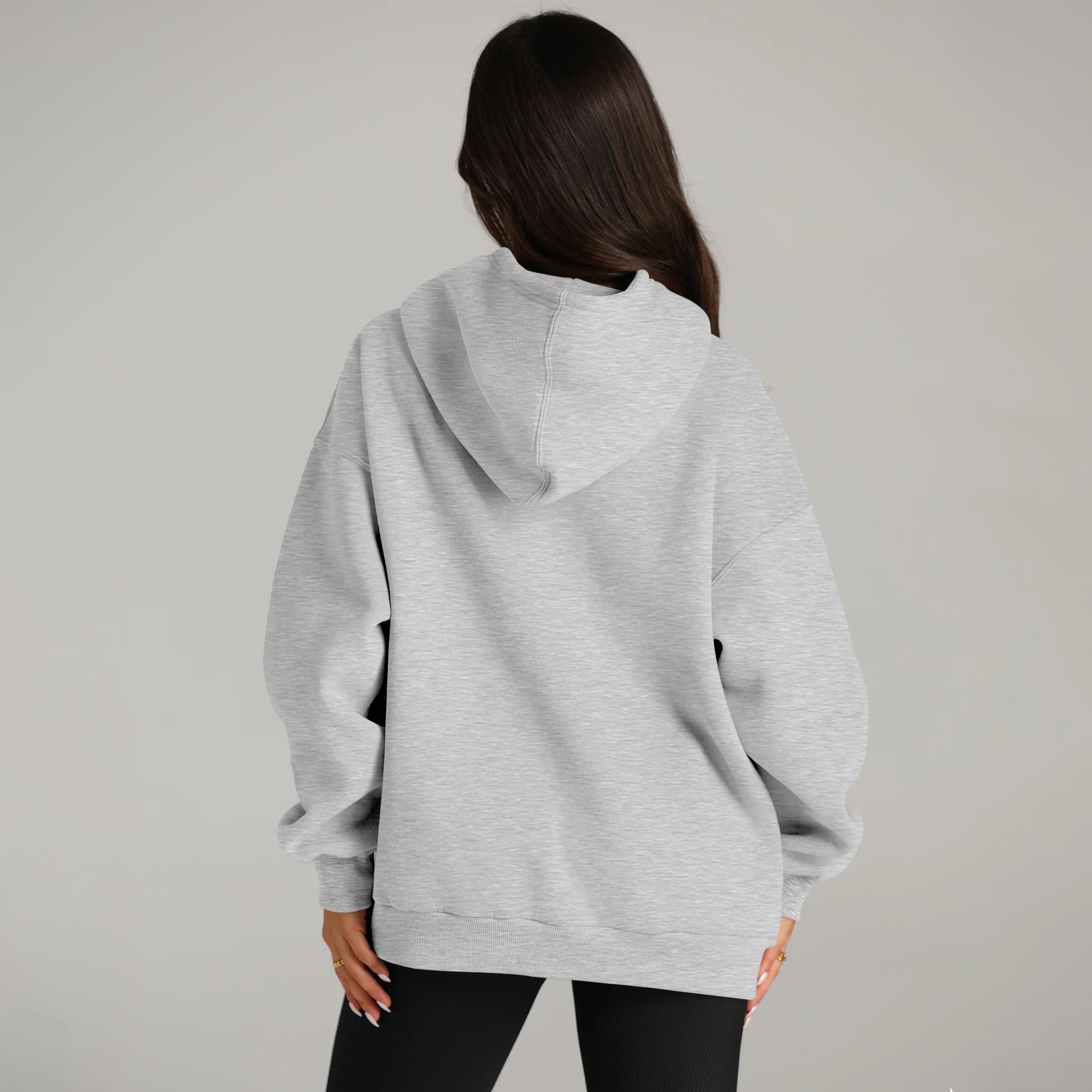 Cozy Oversized Hoodie for Women - Fall Fashion Pullover Sweatshirt with Pocket