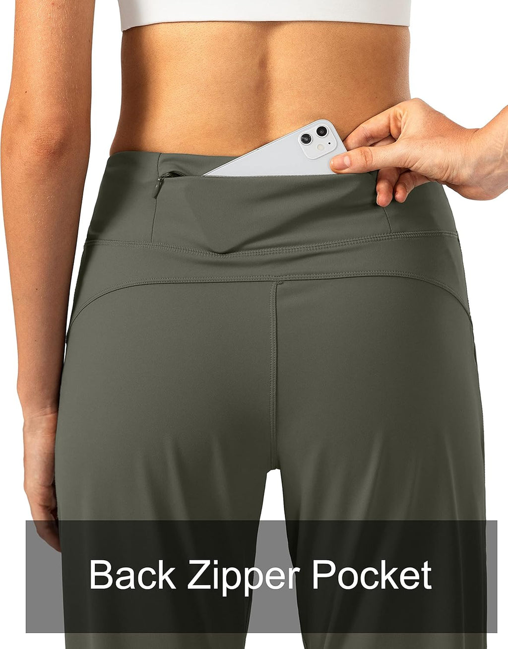 Elevate Your Workout with Soothfeel Women's High Waisted Joggers Featuring Zipper Pockets - Perfect for Yoga, Gym, and Everyday Comfort