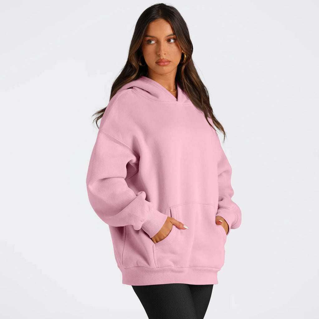 Chic Oversized Hoodies for Women - Cozy Fall Fashion Sweatshirts with Pocket