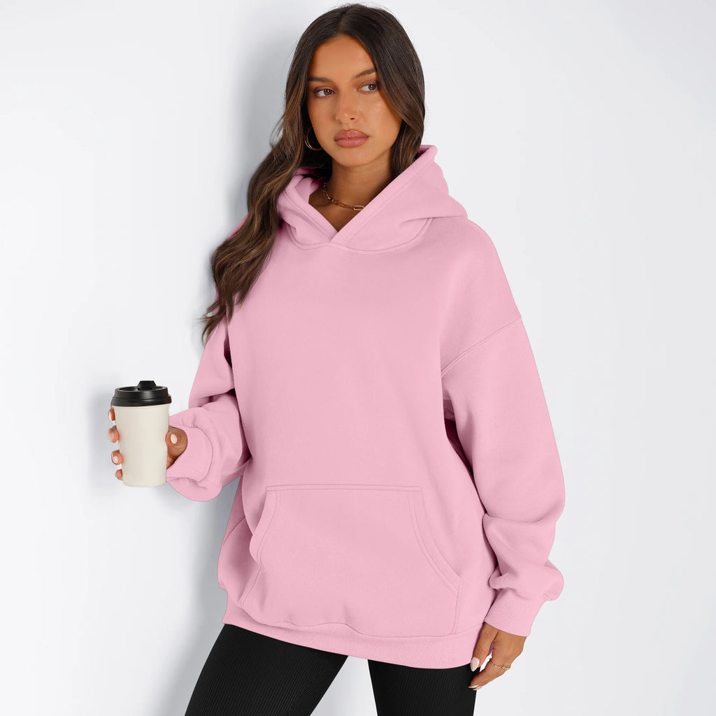 Chic Oversized Hoodies for Women - Cozy Fall Fashion Sweatshirts with Pocket