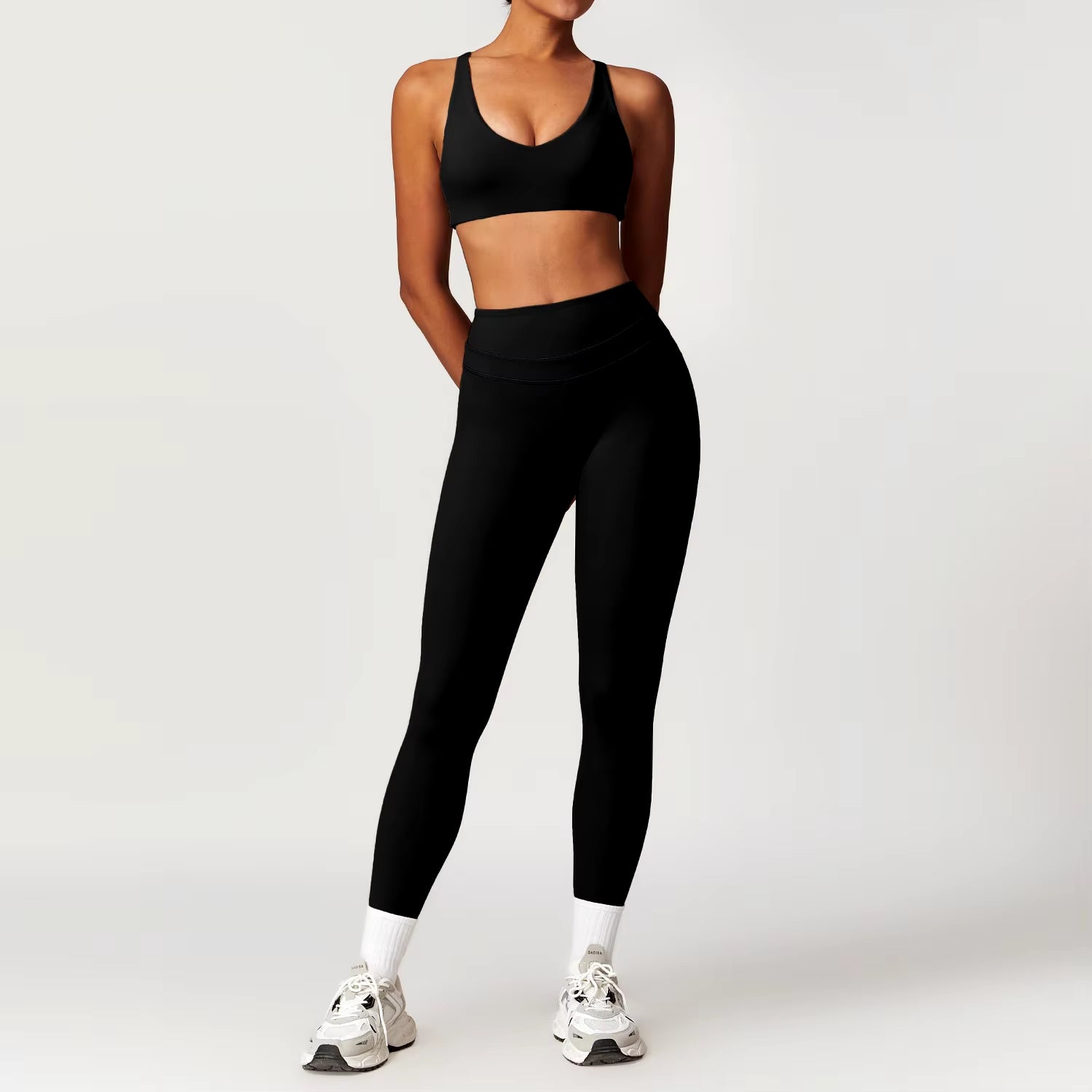 SWELTERING 2 Pieces Sportswear Women Yoga Set Gym Clothes Sportswear Yoga Suits Fitness Set Tracksuits Sports Bra Gym Leggings