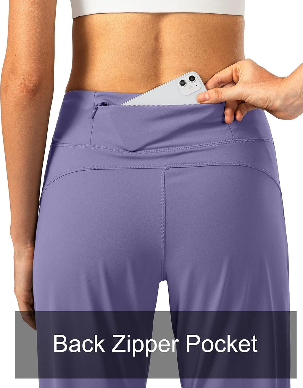 Elevate Your Workout with Soothfeel Women's High-Waisted Joggers - Stylish Athletic Pants with Zipper Pockets for Ultimate Comfort and Performance