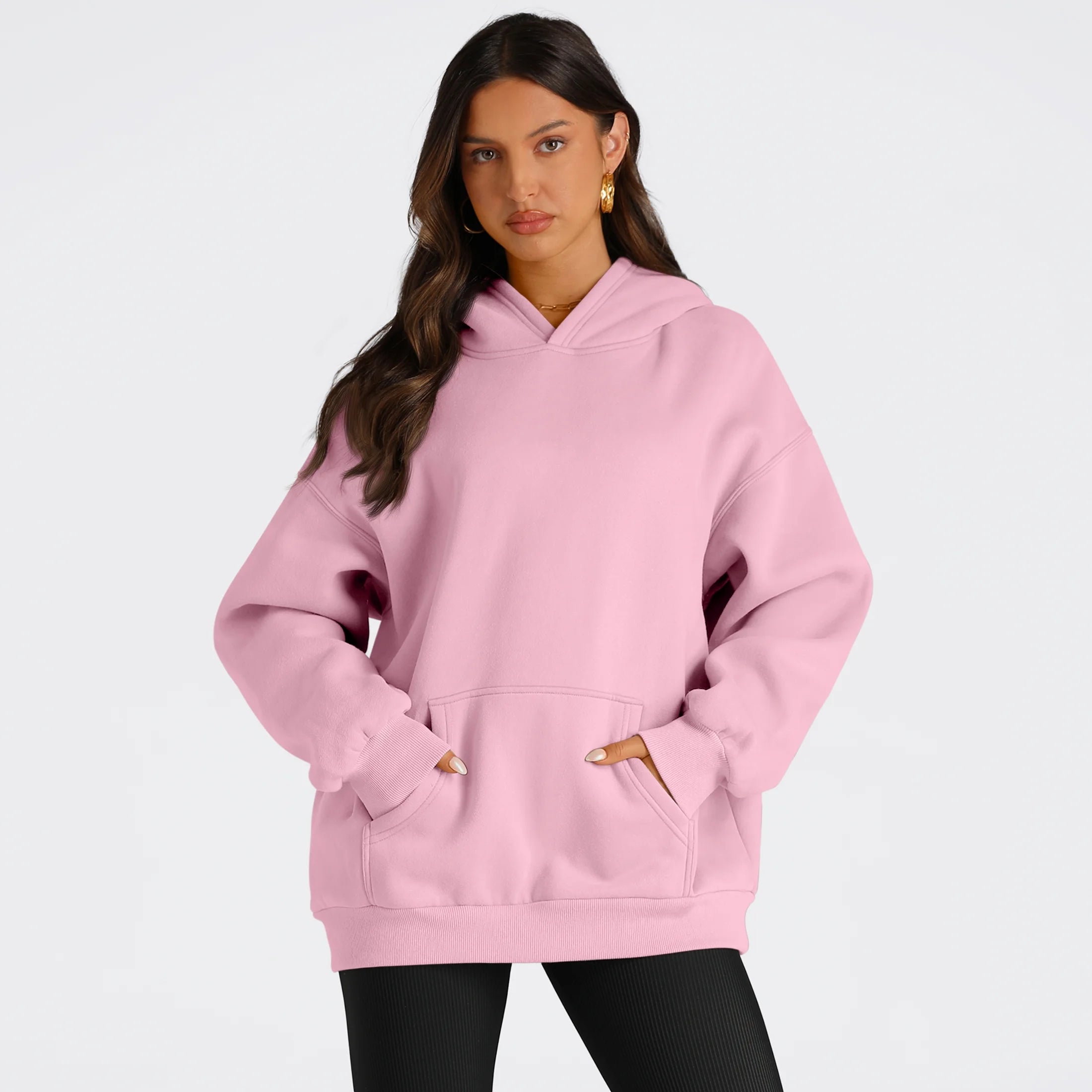 Chic Oversized Hoodies for Women - Cozy Fall Fashion Sweatshirts with Pocket